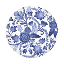 Blue Coastal Birdbath, Glass Coastal Citrus, 18"