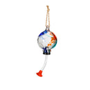 Cottage Garden Bird Feeder, Swirl Glass Hanging Mini Hummingbird Feeder, Asst of 4, CDU