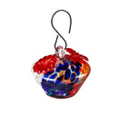 Cottage Garden Bird Feeder, Art Glass Hummingbird Feeder, 3 Asst, 12pc CDU