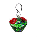Cottage Garden Bird Feeder, Art Glass Hummingbird Feeder, 3 Asst, 12pc CDU