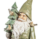 Santa Statues With LED Lanterns, 2 ASST