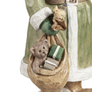 Santa Statues With LED Lanterns, 2 ASST