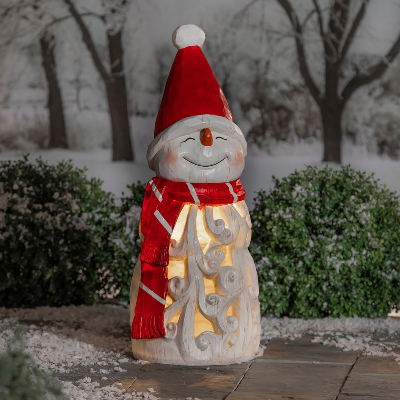 Snowman With Hat 26"H LED,2la2358