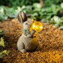 LED Bubble Bunny Statuary