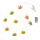 99"L String Lights w/ Timer and Remote, Bee