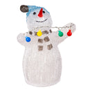 LED Snowman With String Lights,2la2614