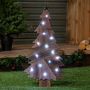 Wooden LED Tree Porch Leaner,2la2616