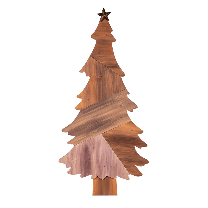Wooden LED Tree Porch Leaner,2la2616