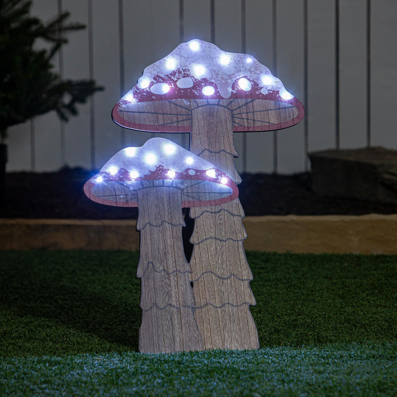 LED Mushroom Porch Leaner,2la2617