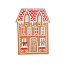 Gingerbread House Porch, Red Roof,2la2620