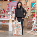 Gingerbread House Porch, Blue Roof,2la2622