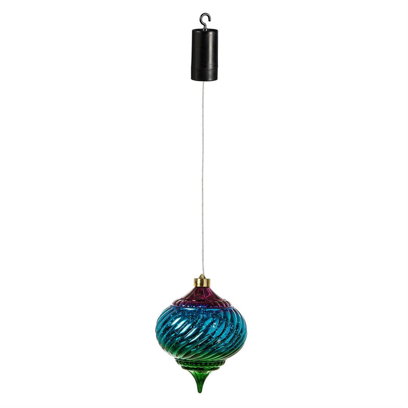 Season to Sparkle Outdoor Lamp & Lighting, Hanging LED Ornament, Gradient, 6"H, Asst of 2