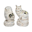 Fall Animal Solar Statue, 9"H