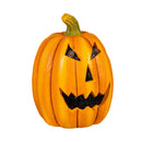 Jack-O-Lantern Pumpkin LED Statue, 14"H