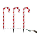 Baking Spirits Bright Garden Path Lighting, Acrylic LED Path Lights, Candy Cane, 27.5"H