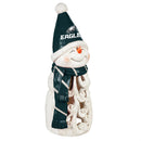 Philadelphia Eagles Snowman LED Statuary, 26"