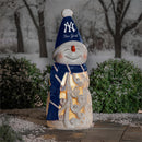 New York Yankees Snowman LED Statuary, 26"