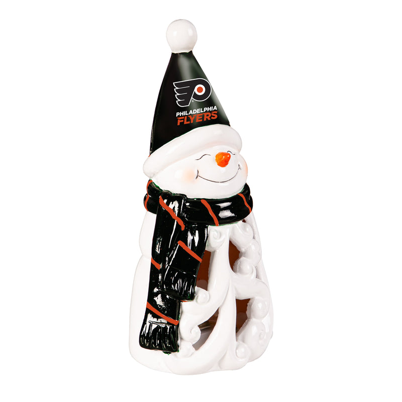 Philadelphia Flyers Snowman LED Statuary, 8"