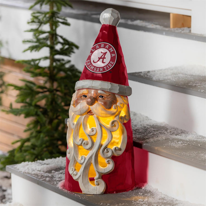 University of Alabama Santa LED Statuary, 26"