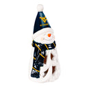 West Virginia University Snowman LED Statuary, 8"