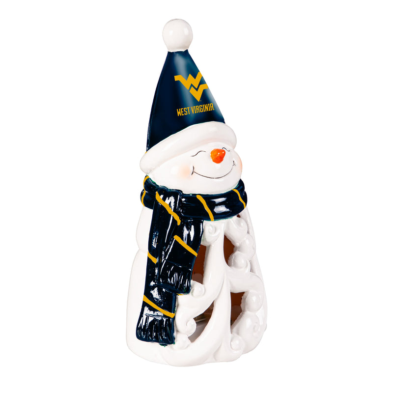 West Virginia University Snowman LED Statuary, 8"