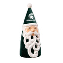 Michigan State University Santa LED Statuary, 8"