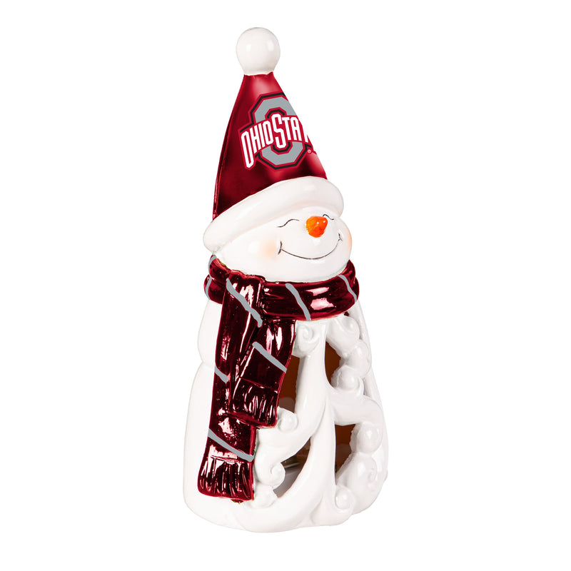Ohio State University Snowman LED Statuary, 8"