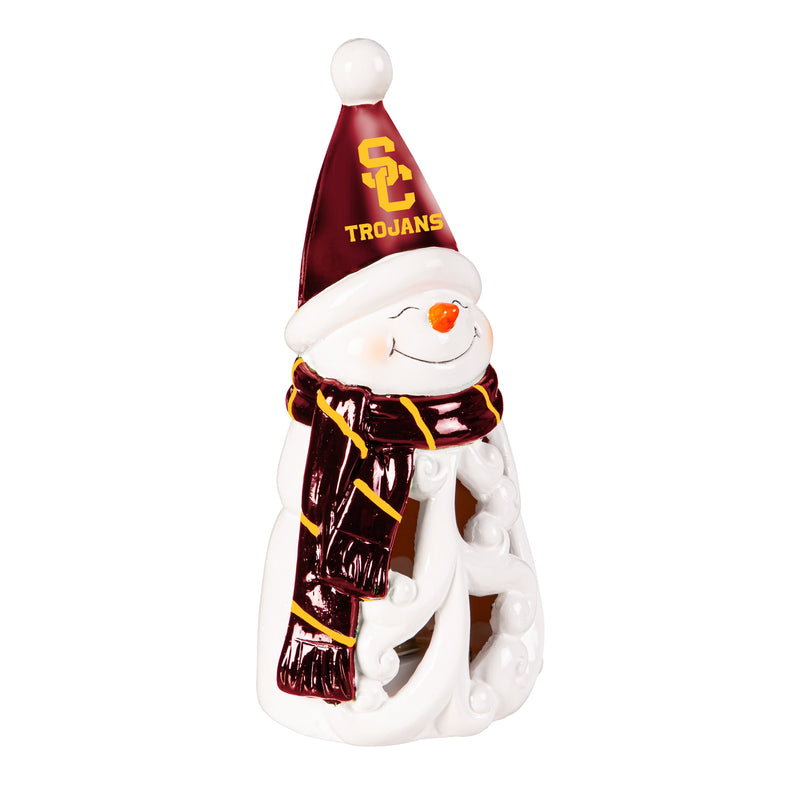 University of Southern California Snowman LED Statuary, 8"