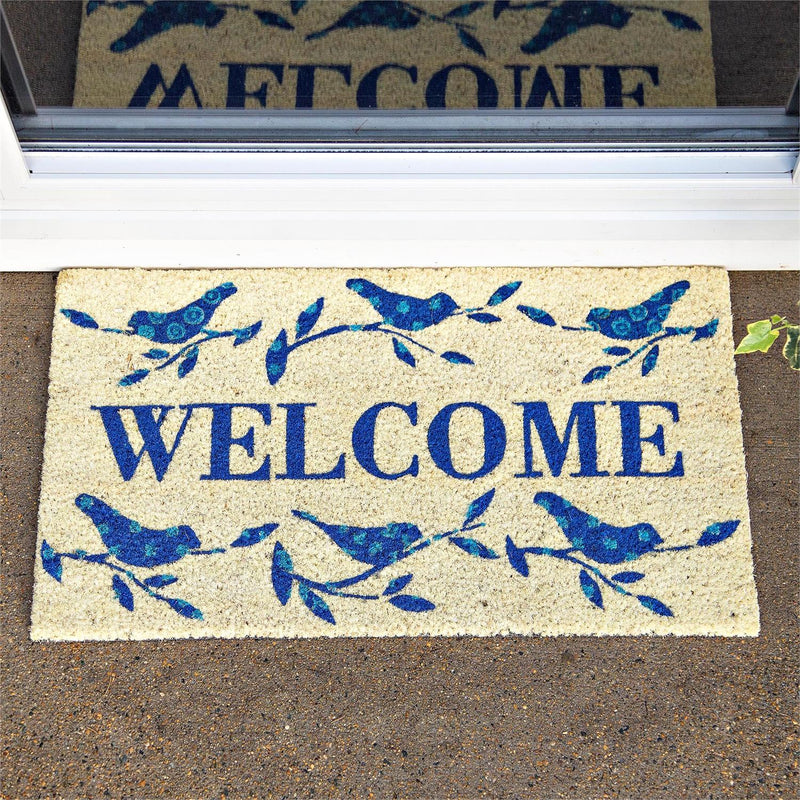 Welcome Birds Coir Mat