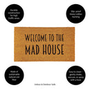 Welcome to the Mad House Coir Mat