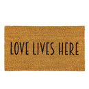 Love Lives Here Coir Mat