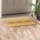 Love Lives Here Coir Mat