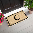 Monogram Coir Mat, Letter  "C"