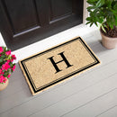Monogram Coir Mat, Letter  "H"