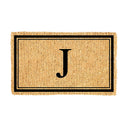 Monogram Coir Mat, Letter  "J"