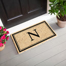 Monogram Coir Mat, Letter  "N"