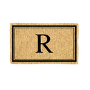 Monogram Coir Mat, Letter  "R"