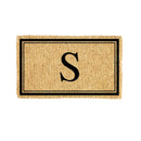 Monogram Coir Mat, Letter  "S"