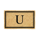 Monogram Coir Mat, Letter  "U"