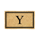 Monogram Coir Mat, Letter  "Y"