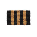 Natural Coir and Black Woven Mat, 3 Asst