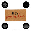 Hey, Pumpkin Coir Mat