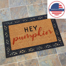 Hey, Pumpkin Coir Mat