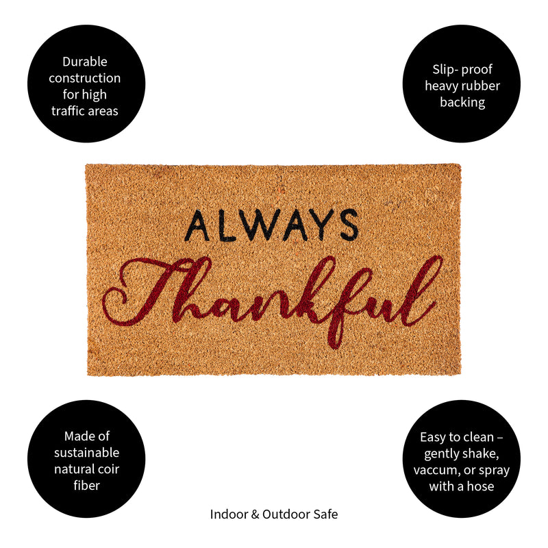 Thankful Coir Mat