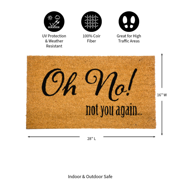 Oh No! Coir Mat