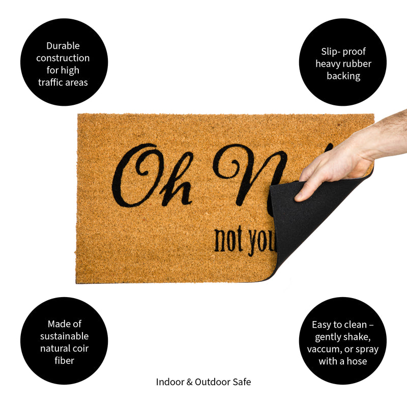Oh No! Coir Mat