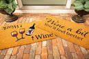Wine Sentiment Coir Mat