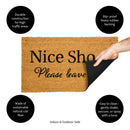 Nice Shoes Coir Mat