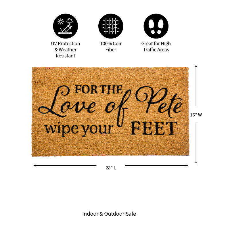 Love of Pete Coir Mat