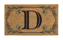Monogram Coir Mat, Letter  "D"